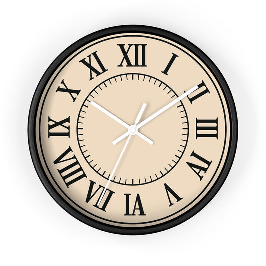 Classic Roman Numeral Wall Clock, Home Decor, Gift for Timers, Vintage Style,